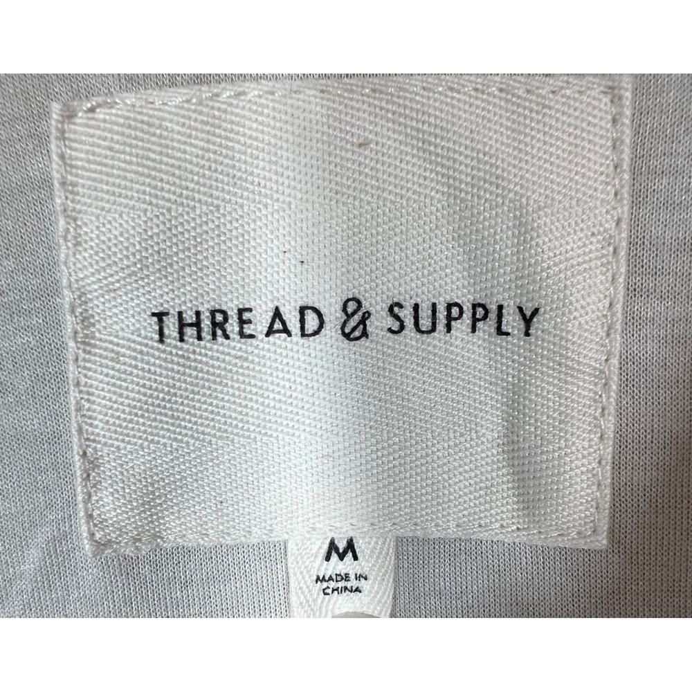 Thread & Supply Traverse City Jacket Women's Medium Ivory Classic Preppy Money - Picture 4 of 12
